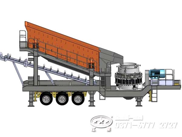 輪胎式移動圓錐破碎站結(jié)構(gòu)