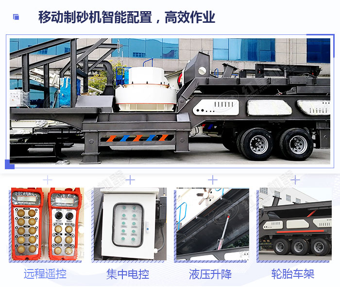 移動(dòng)建筑垃圾制砂機(jī)高配置